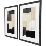 Paragon Neutral Shapes S/2 Black 32 X 20 X 1 Wall Art