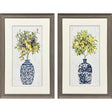 Paragon Lemon Tree Pot S/2 Blue 33 X 21 X 1 Wall Art