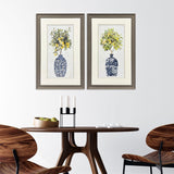 Paragon Lemon Tree Pot S/2 Blue 33 X 21 X 1 Wall Art