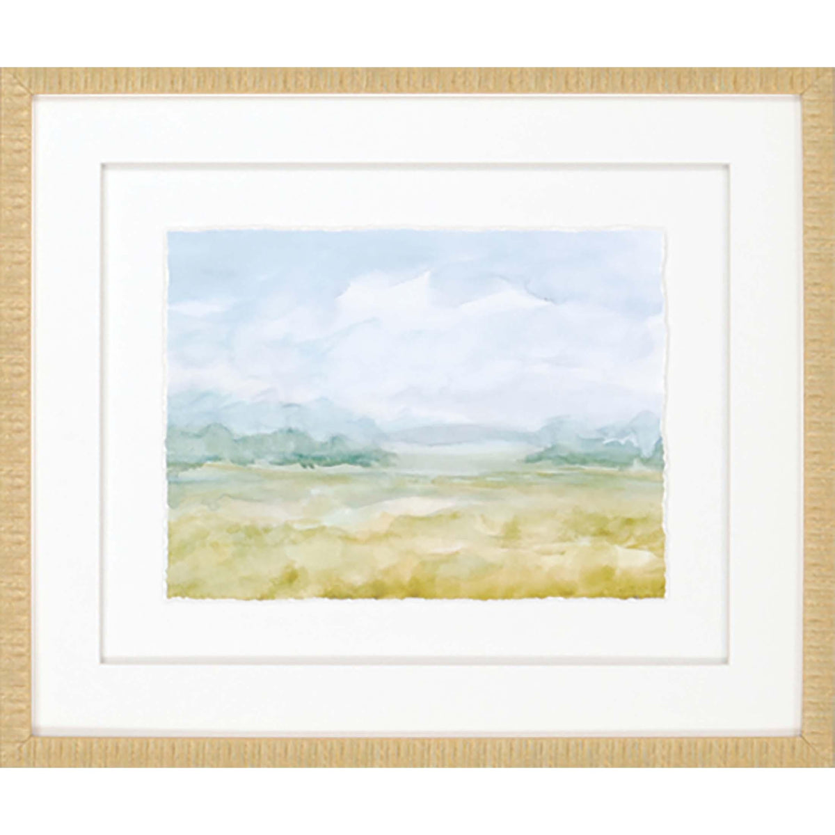 Paragon Watercolour II Green 23 X 27 X 2 Wall Art