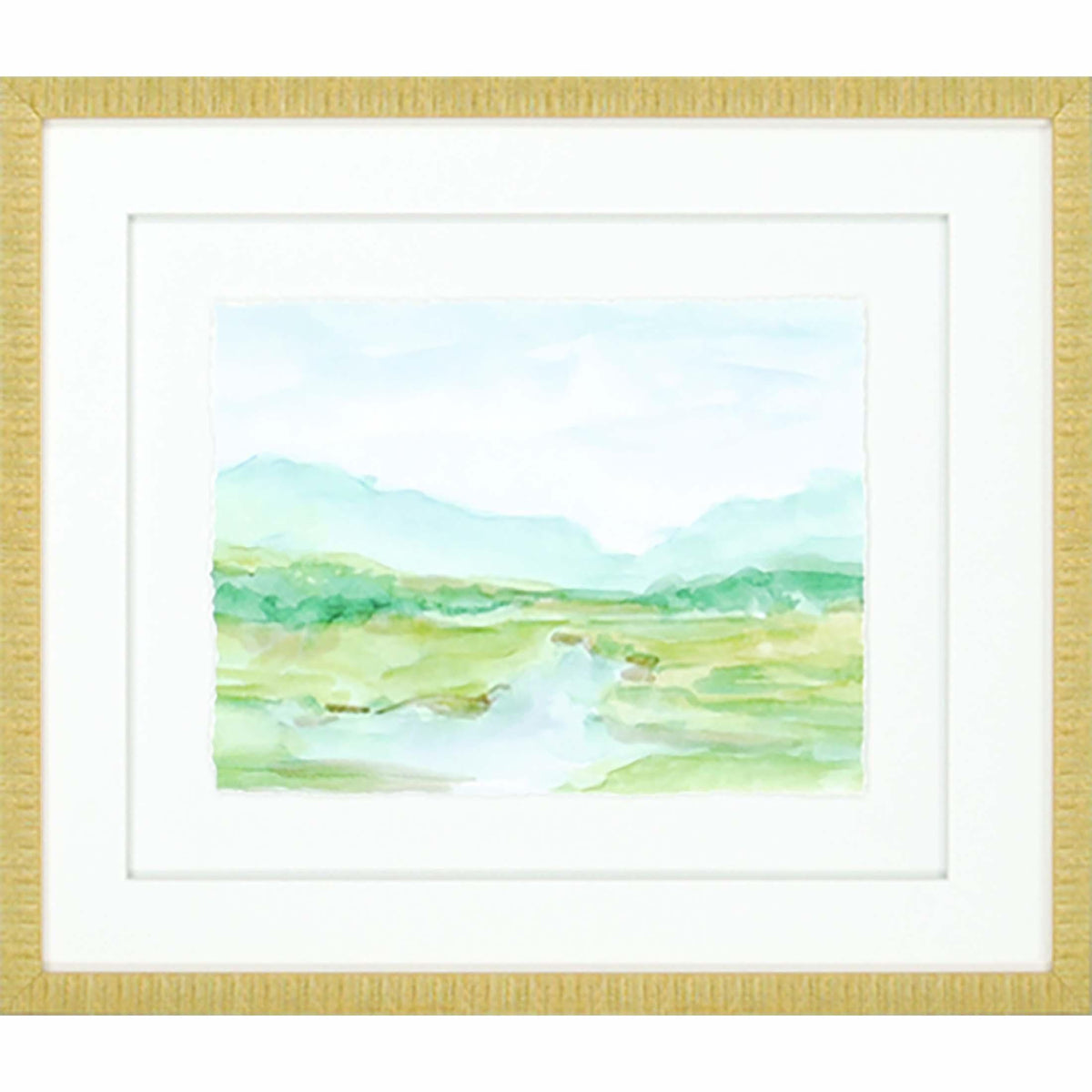 Paragon Watercolour III Green 23 X 27 X 2 Wall Art