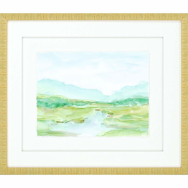 Paragon Watercolour III Green 23 X 27 X 2 Wall Art