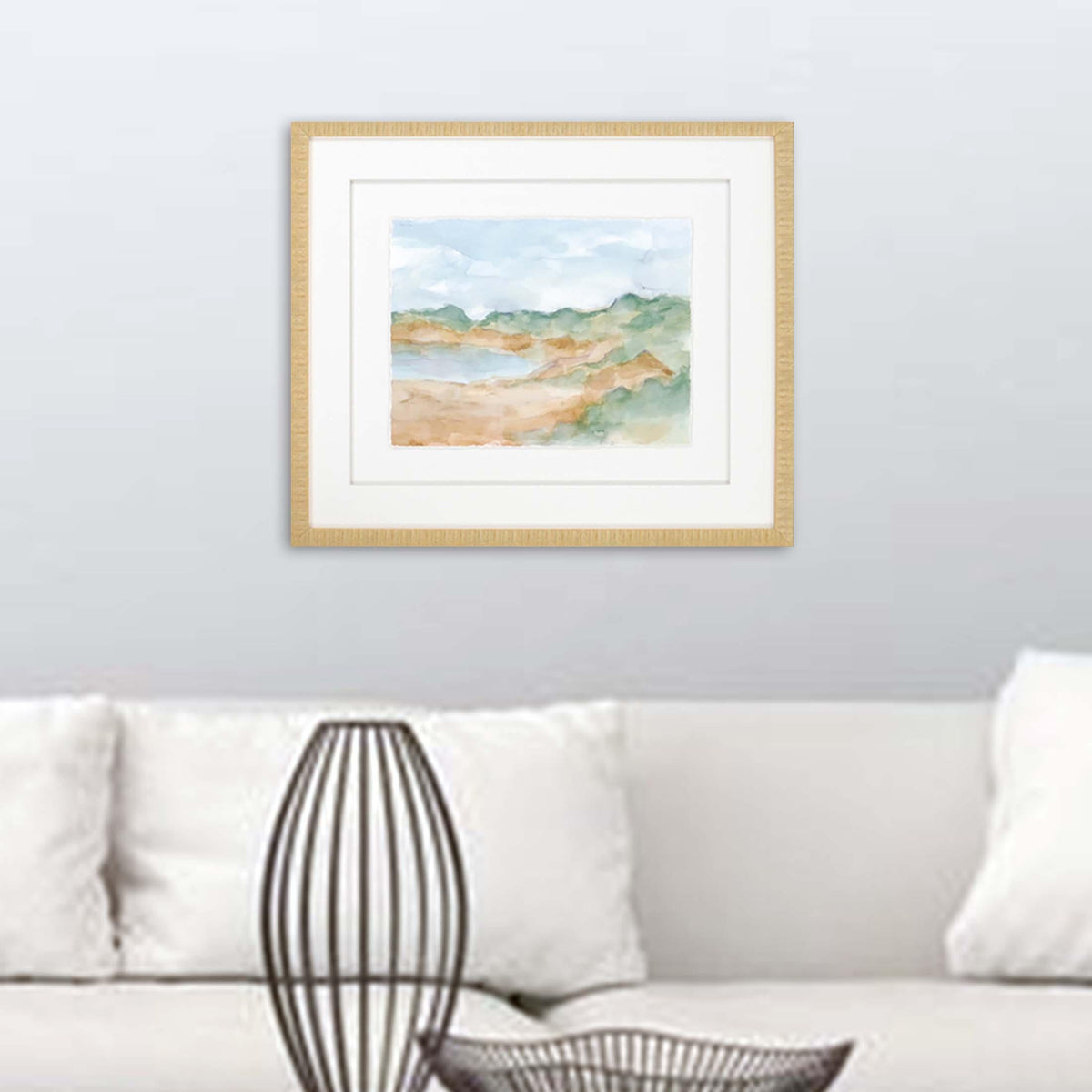 Paragon Watercolour IV Green 23 X 27 X 2 Wall Art