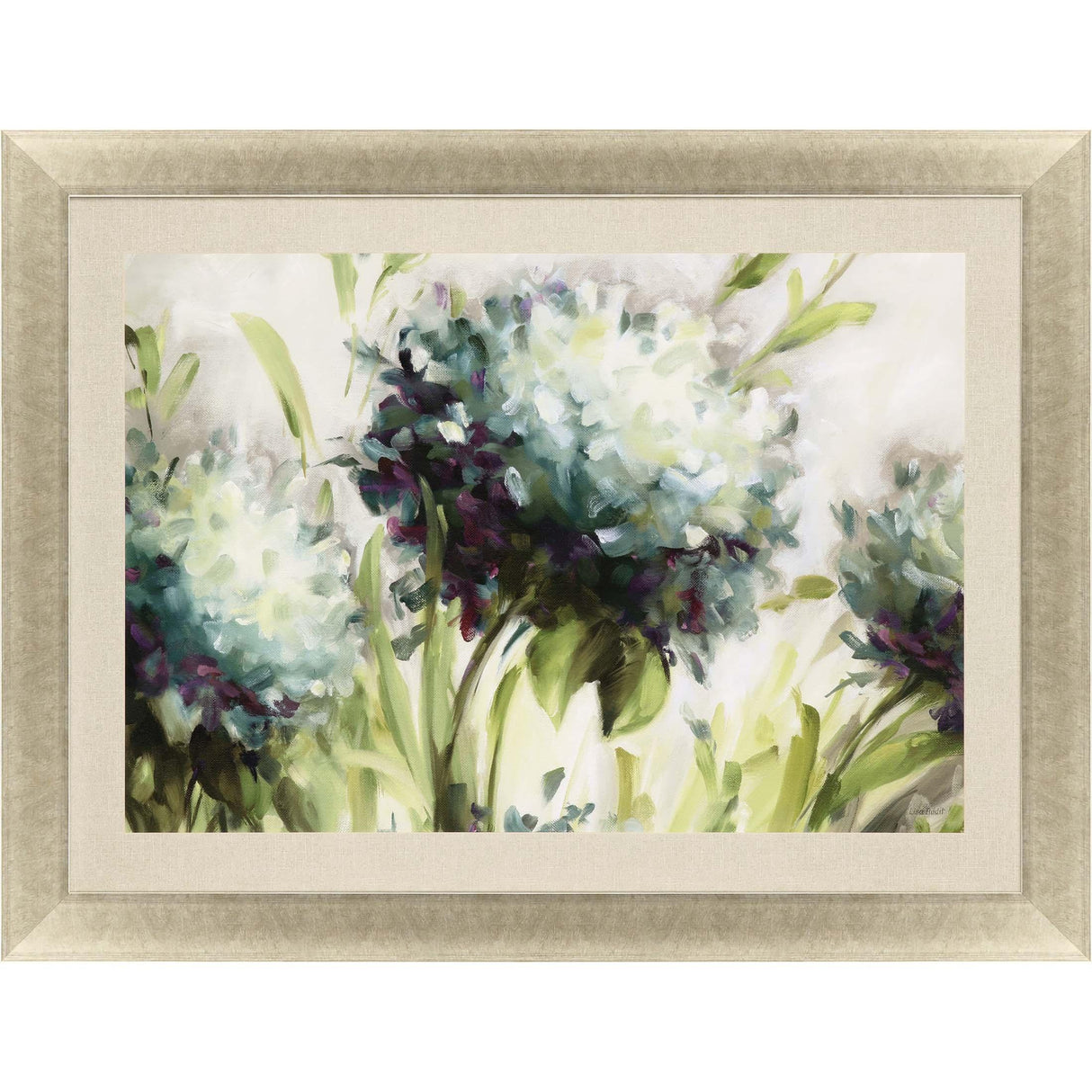 Paragon Hydrangea Field Green 34 X 45 X 2 Wall Art