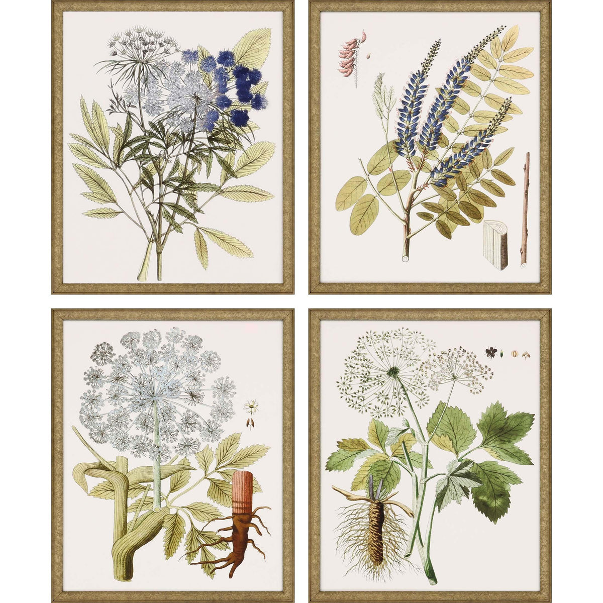 Paragon Lacy Leaves S/4 Neutral 21 X 17 X 2 Wall Art