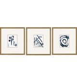 Paragon Mayhem I S/3 Blue 18 X 16 X 2 Wall Art