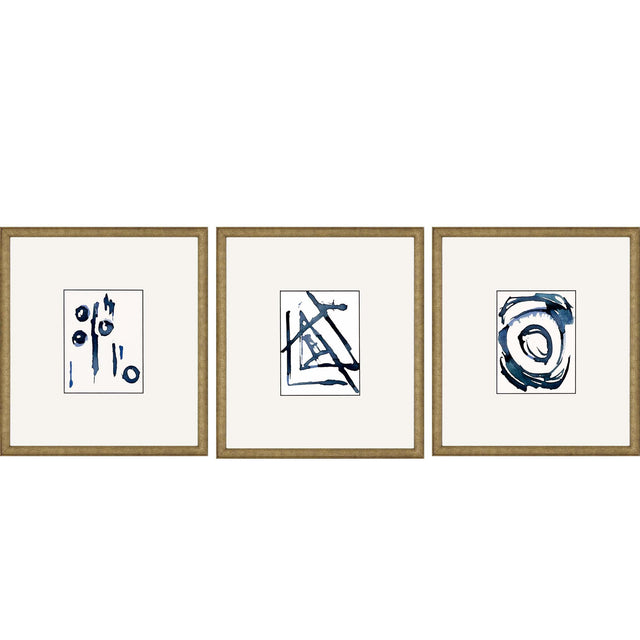 Paragon Mayhem I S/3 Blue 18 X 16 X 2 Wall Art