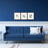 Paragon Mayhem I S/3 Blue 18 X 16 X 2 Wall Art