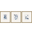 Paragon Mayhem II S/3 Blue 18 X 16 X 2 Wall Art
