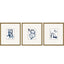 Paragon Mayhem II S/3 Blue 18 X 16 X 2 Wall Art