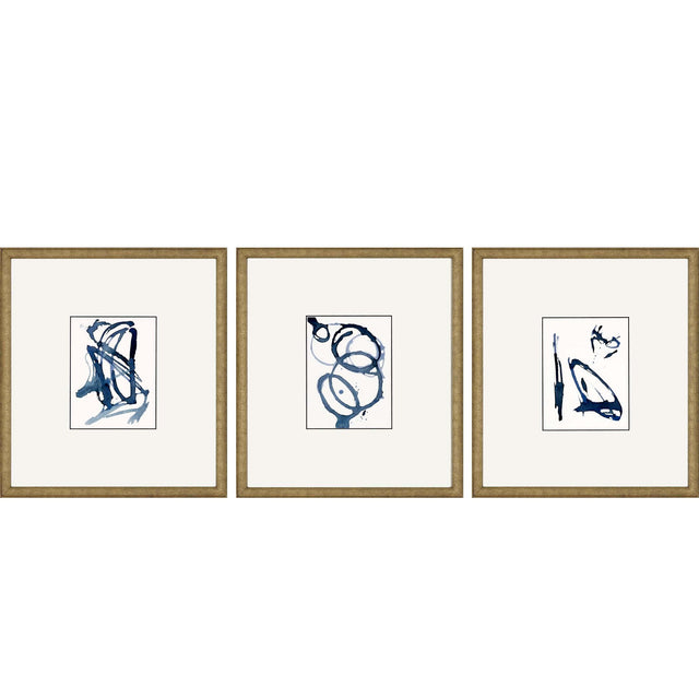 Paragon Mayhem II S/3 Blue 18 X 16 X 2 Wall Art