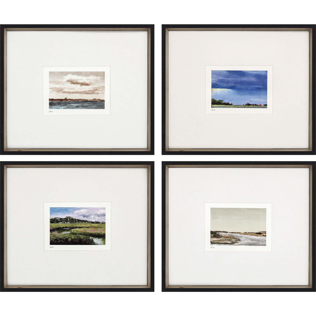 Paragon Land Study V S/4 Multi 17 X 19 X 2 Wall Art