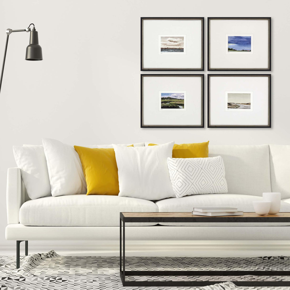 Paragon Land Study V S/4 Multi 17 X 19 X 2 Wall Art