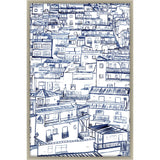Paragon Mijas Blue 63 X 43 X 2 Wall Art
