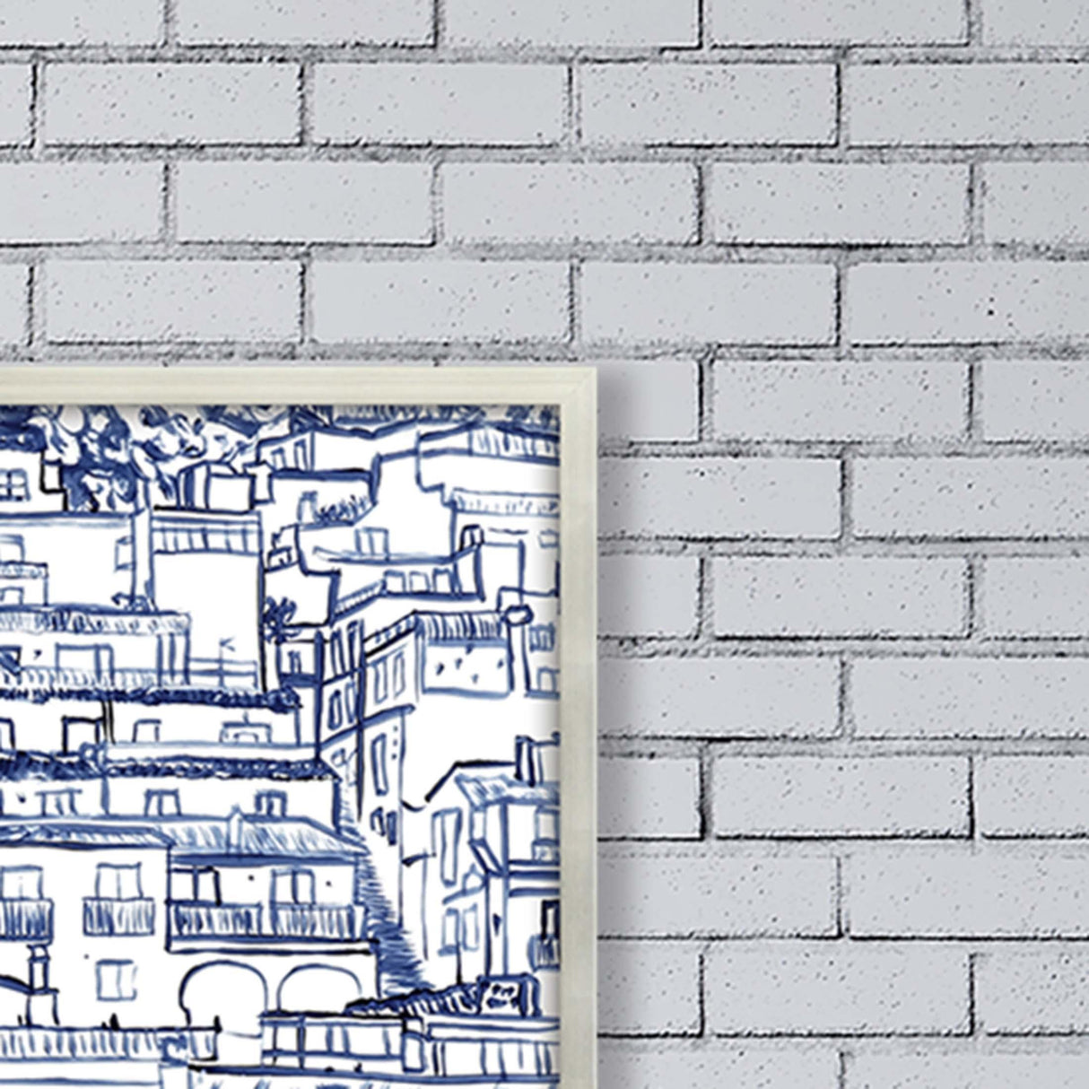 Paragon Mijas Blue 63 X 43 X 2 Wall Art