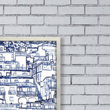 Paragon Mijas Blue 63 X 43 X 2 Wall Art