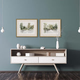 Paragon Wooded Stream S/2 Green 20 X 24 X 2 Wall Art