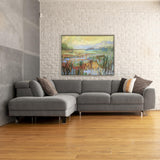 Paragon Marsh in May Green 38 X 50 X 3 Wall Art