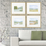 Paragon Watercolour S/4 Green 23 X 27 X 2 Wall Art