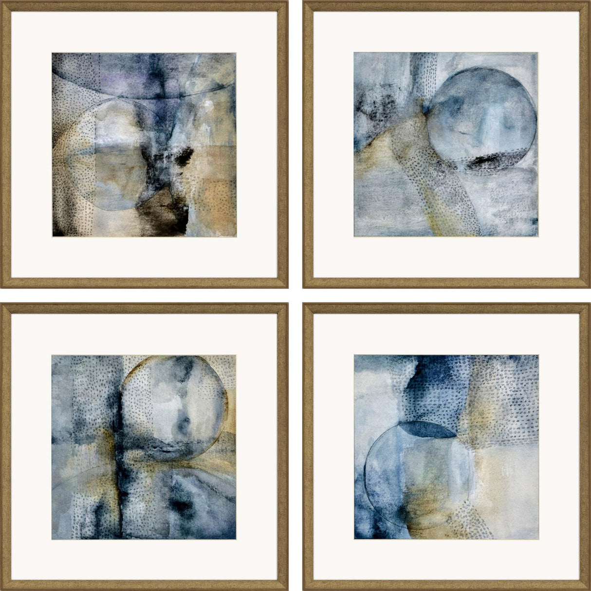 Paragon Sphere S/4 Blue 21 X 21 X 2 Wall Art
