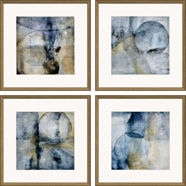 Paragon Sphere S/4 Blue 21 X 21 X 2 Wall Art