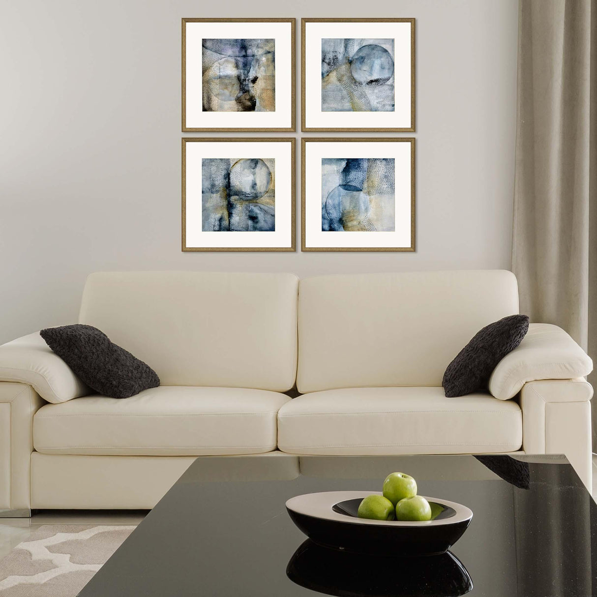 Paragon Sphere S/4 Blue 21 X 21 X 2 Wall Art