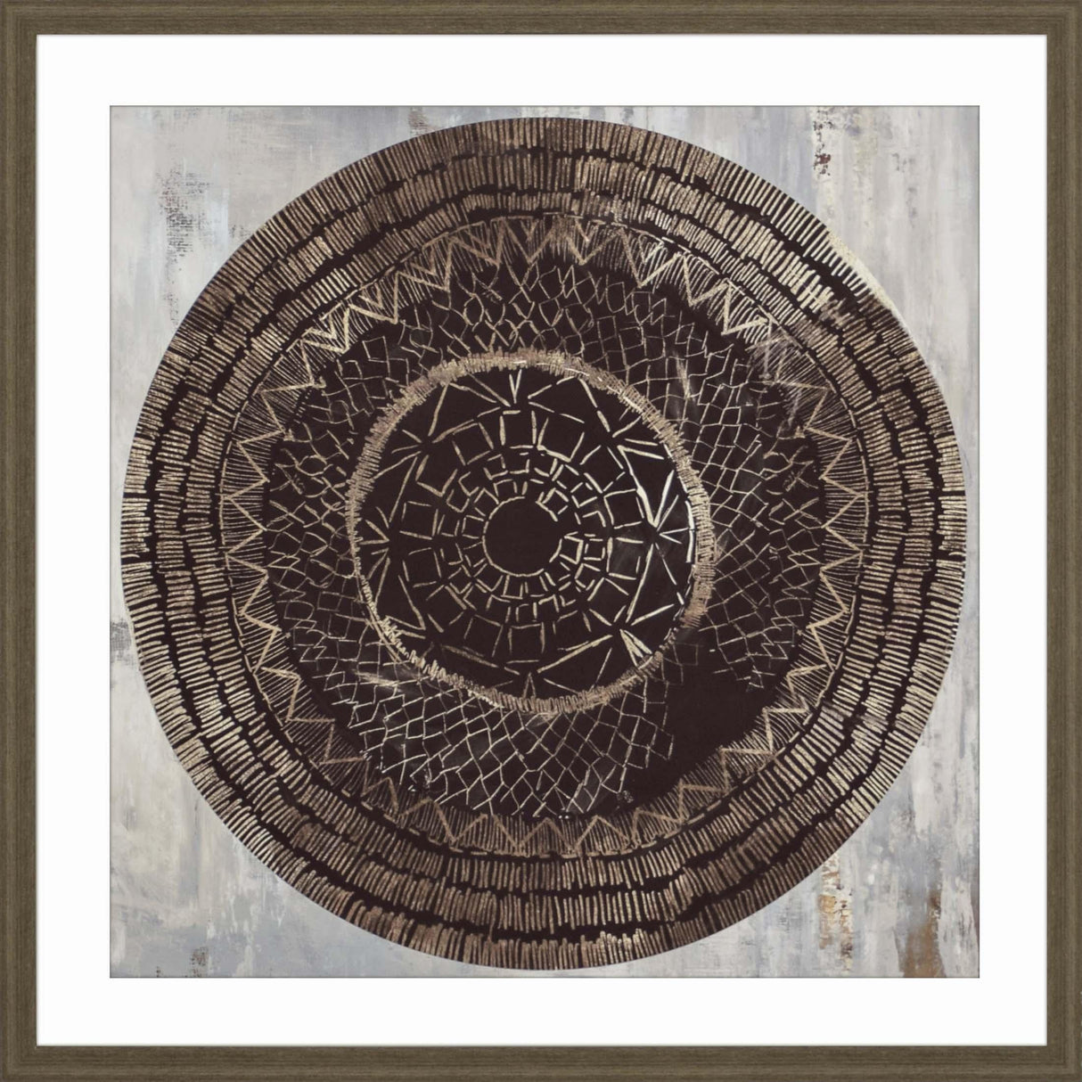 Paragon Zulu Gold II Brown 30 X 30 X 2 Wall Art
