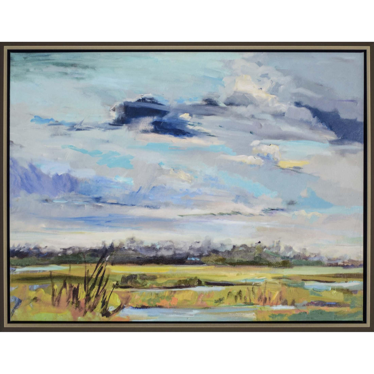 Paragon Marsh Skies Blue 39 X 51 X 3 Wall Art