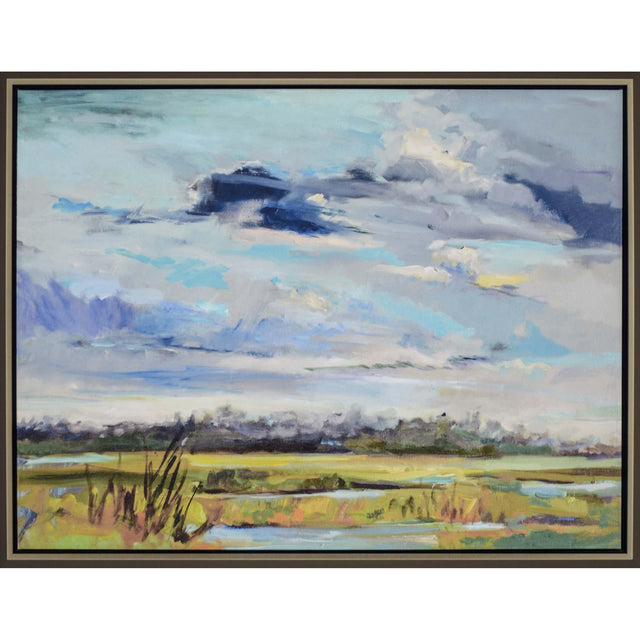Paragon Marsh Skies Blue 39 X 51 X 3 Wall Art