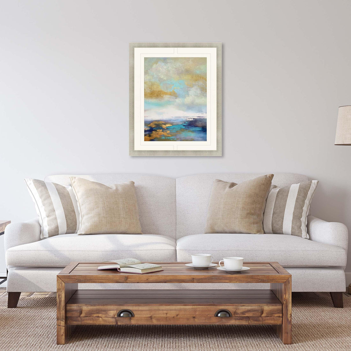 Paragon Iridescence Blue 33 X 27 X 2 Wall Art