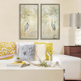 Paragon Wading Heron S/2 Neutral 42 X 22 X 3 Wall Art