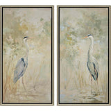 Paragon Wading Heron S/2 Neutral 42 X 22 X 3 Wall Art