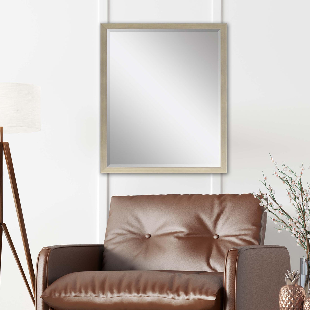 Paragon #854 22 X 28 Beveled Metallic 31 X 25 X 2 Wall Mirror