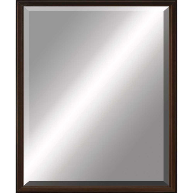 Paragon #517 22 X 28 Beveled Brown 31 X 25 X 3 Wall Mirror