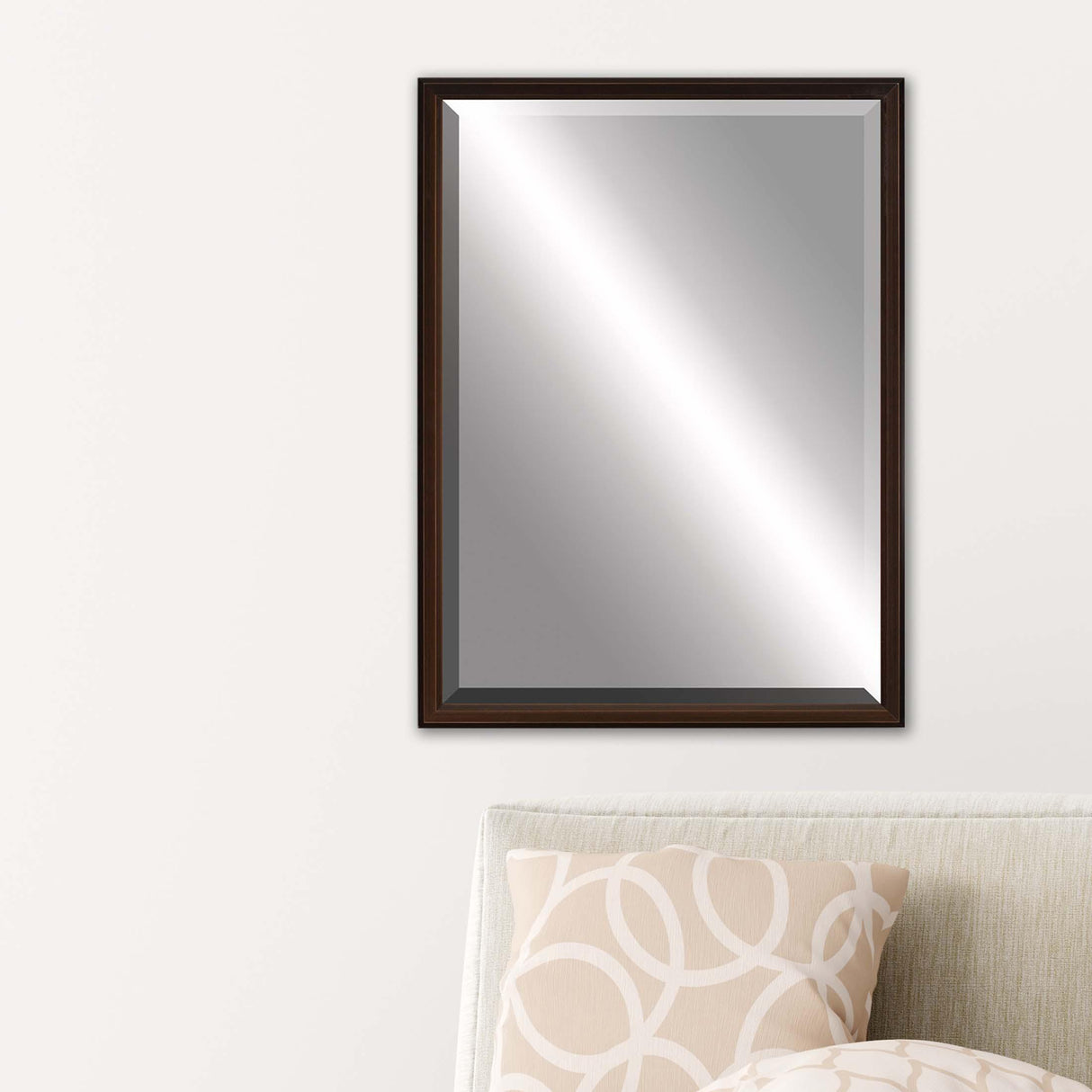 Paragon #517 24 X 36 Beveled Brown 39 X 27 X 3 Wall Mirror