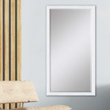 Paragon #463 30 x 72 Beveled White 76 X 34 X 1 Wall Mirror
