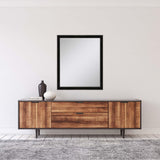 Paragon #535 22 x 28 Beveled Black 32 X 26 X 2 Wall Mirror