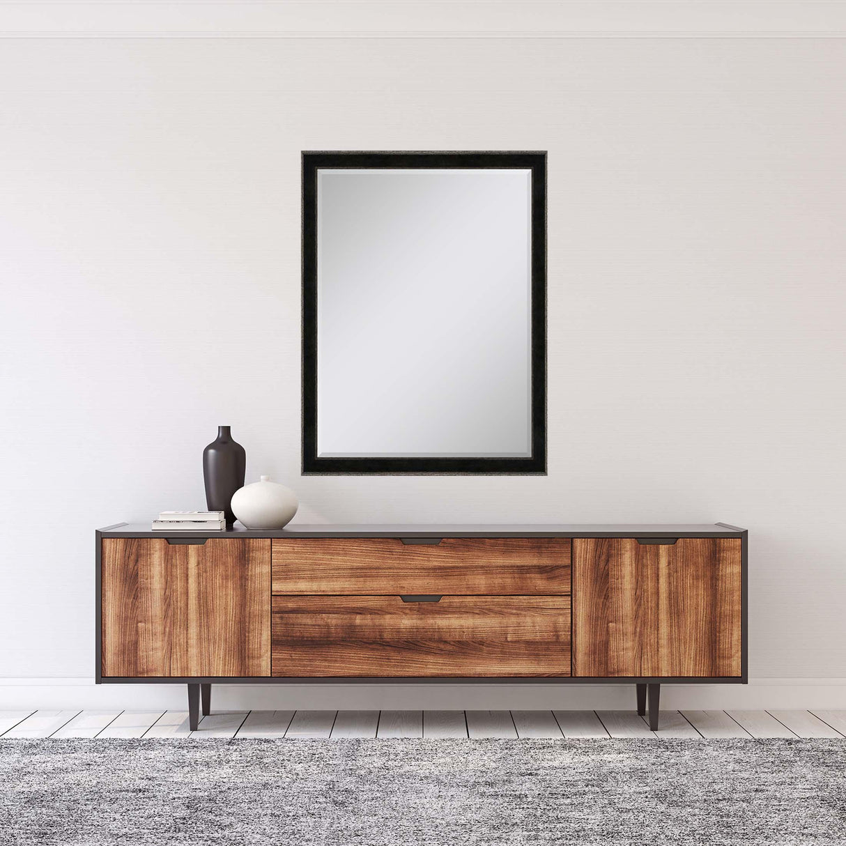 Paragon #535 24 x 36 Beveled Black 40 X 28 X 2 Wall Mirror