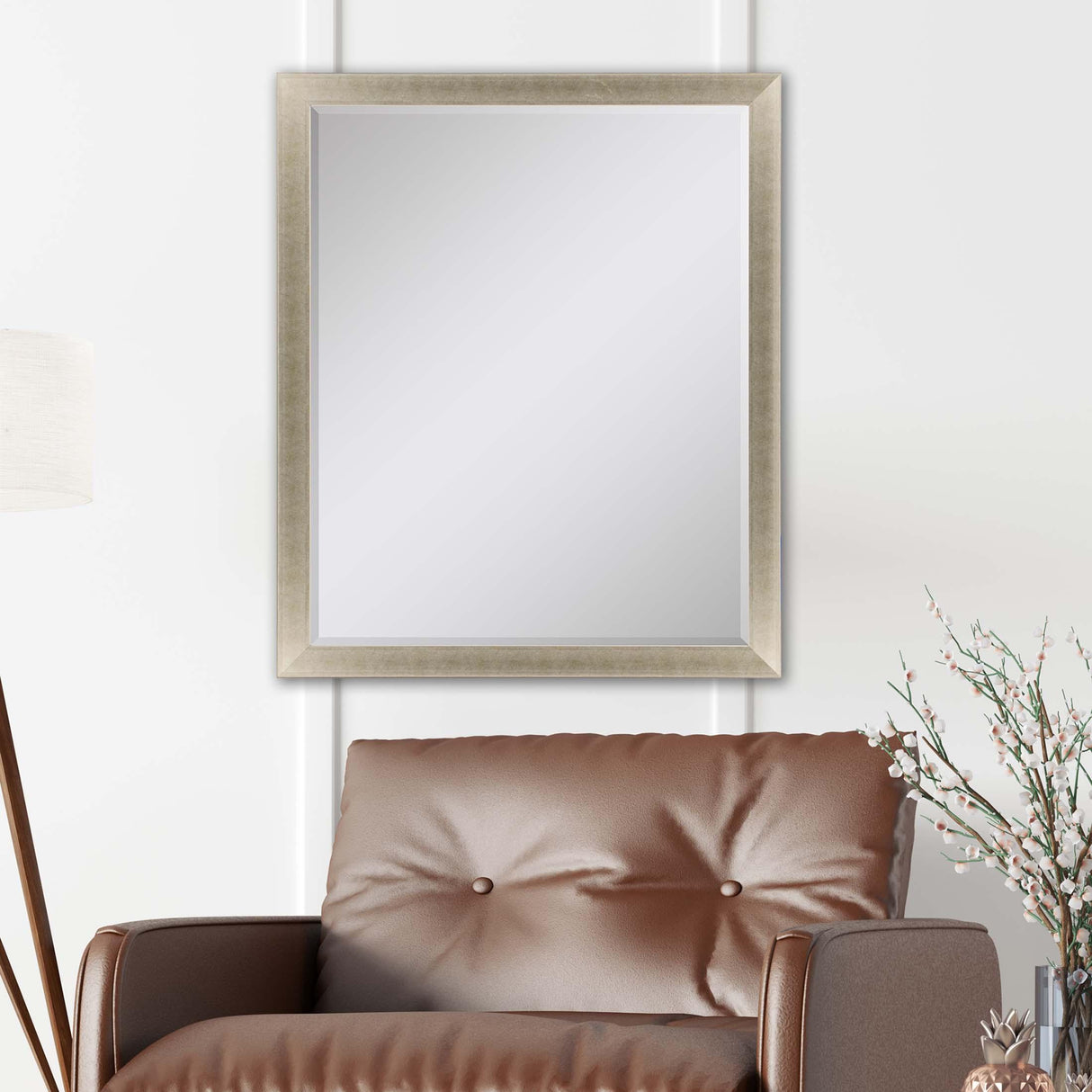 Paragon #790 22 x 28 Beveled Metallic 33 X 27 X 2 Wall Mirror