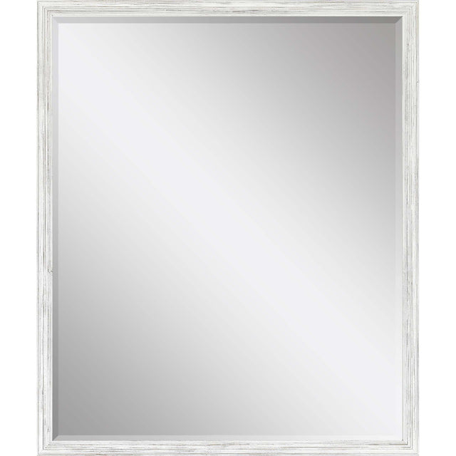 Paragon #418 22 x 28 Beveled White 31 X 25 X 1 Wall Mirror