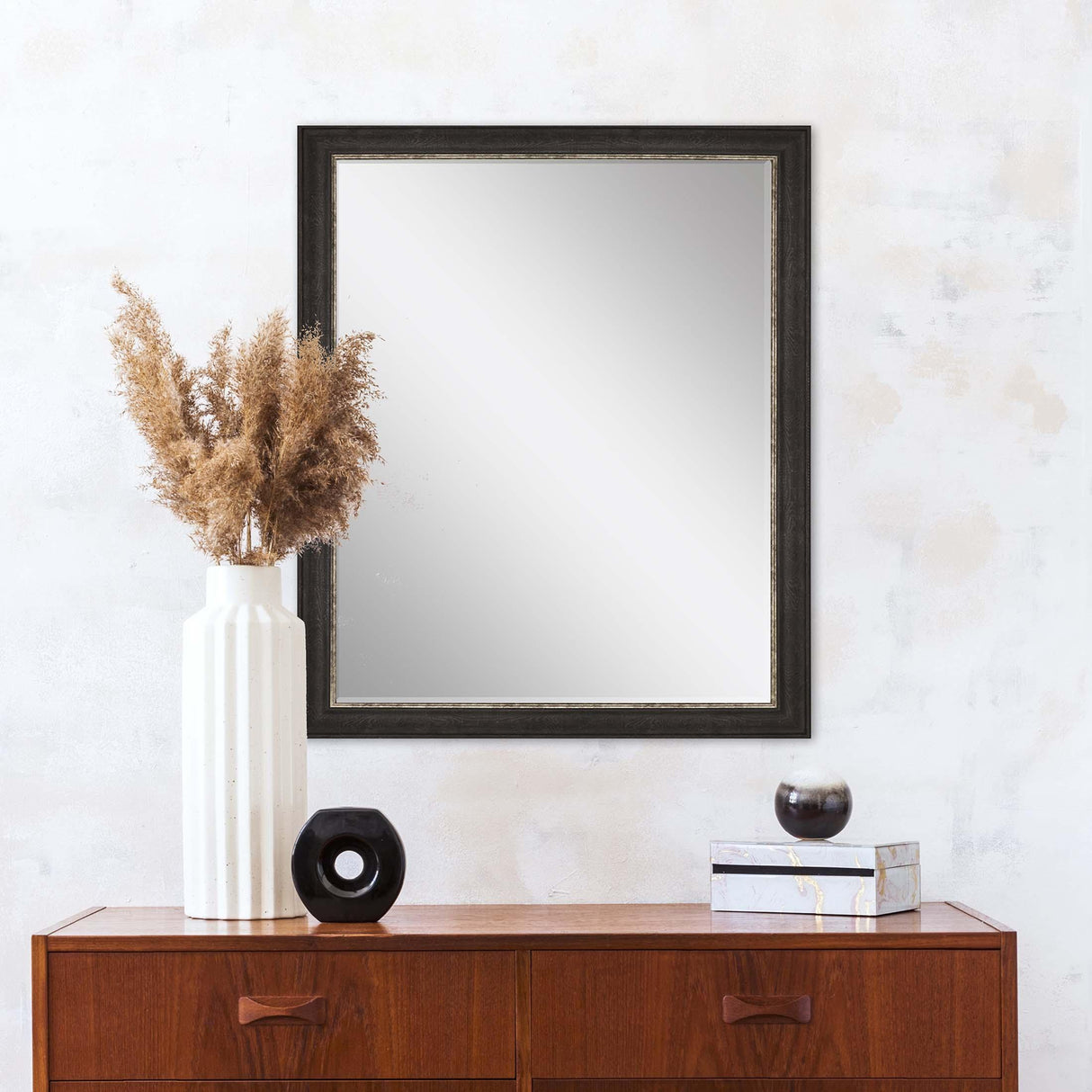Paragon #843 22 x 28 Beveled Brown 33 X 27 X 2 Wall Mirror