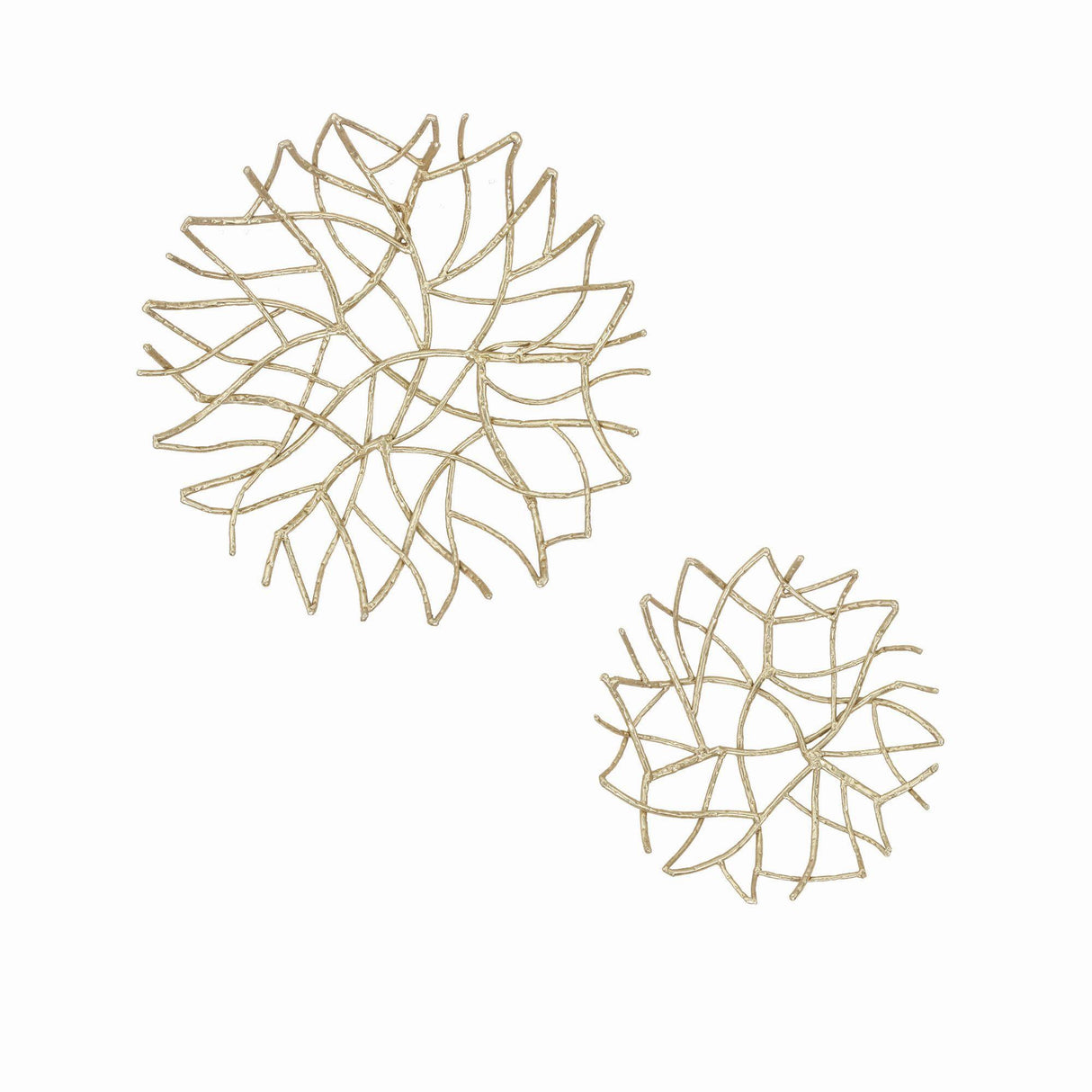 Paragon Golden Structure S/2 Metallic 20 X 20 X 4 Wall Hanging