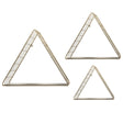 Paragon Golden Triangle S/3 Metallic 14 X 16 X 6 Wall Hanging