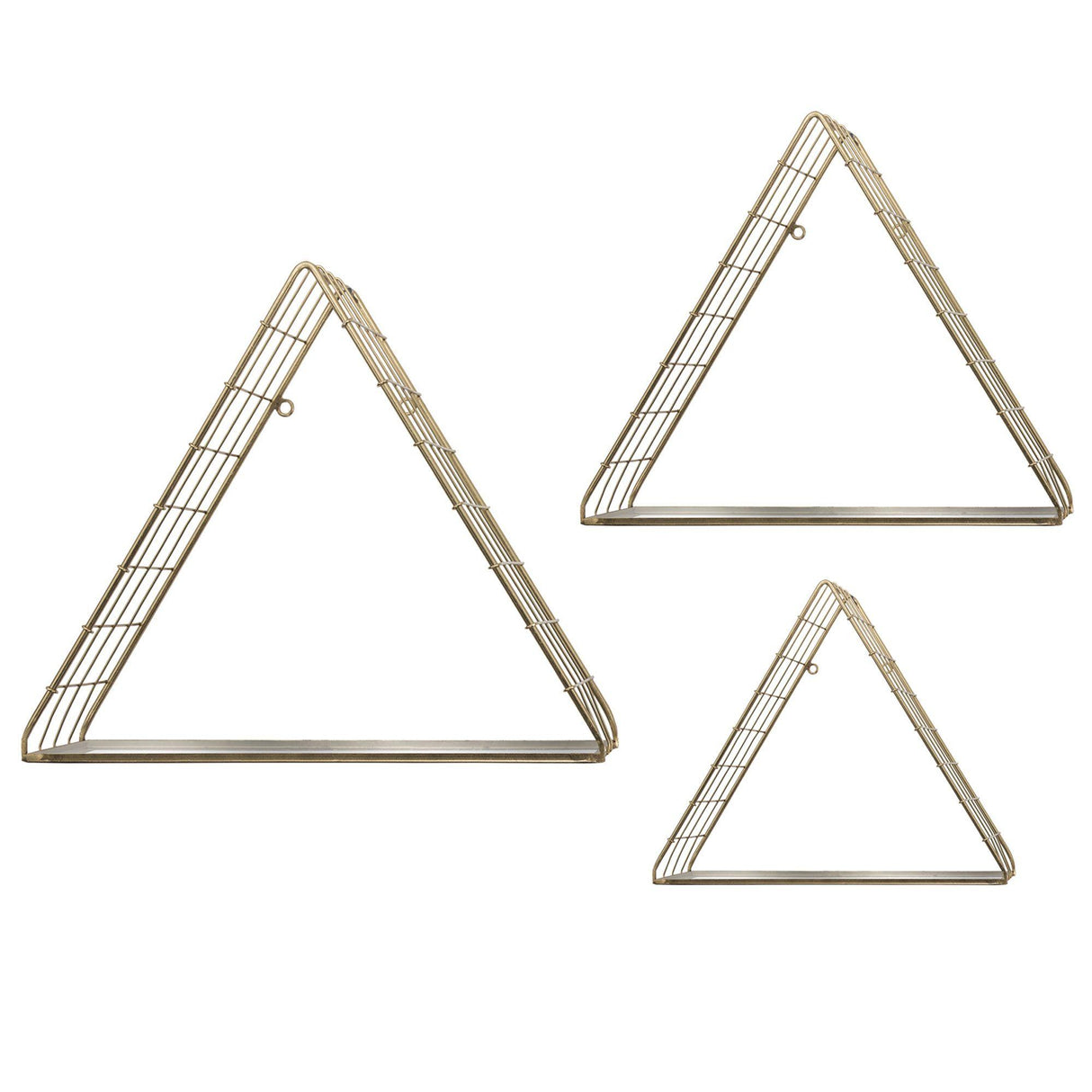 Paragon Golden Triangle S/3 Metallic 14 X 16 X 6 Wall Hanging