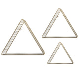Paragon Golden Triangle S/3 Metallic 14 X 16 X 6 Wall Hanging