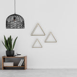 Paragon Golden Triangle S/3 Metallic 14 X 16 X 6 Wall Hanging