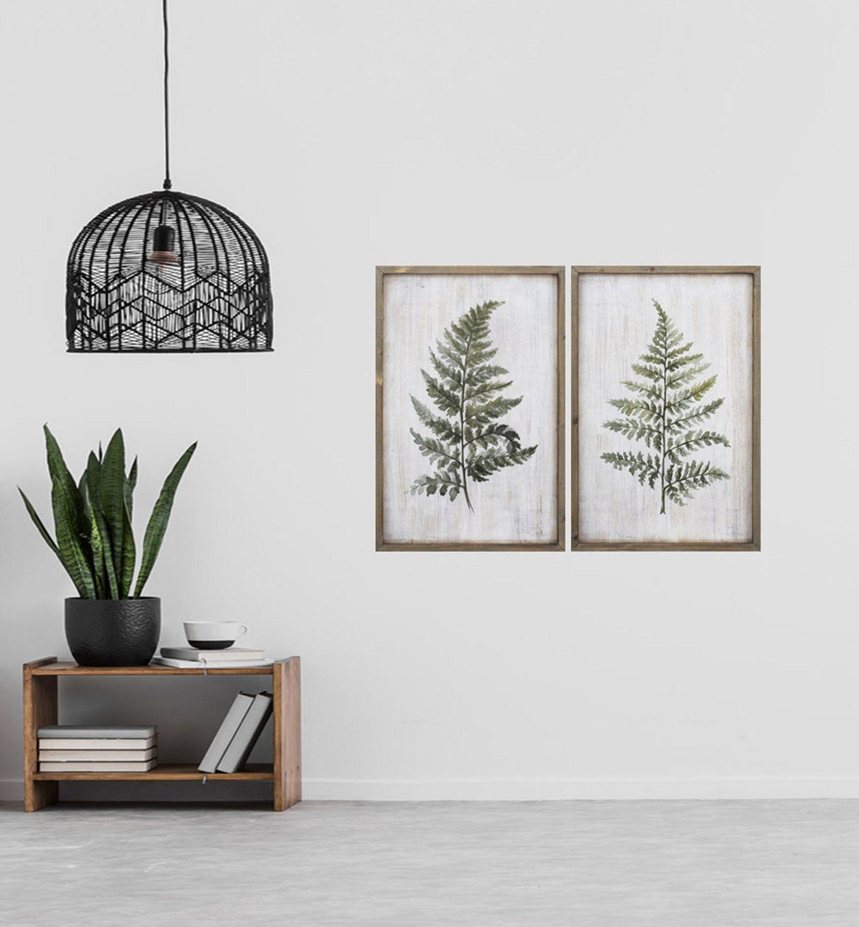 Paragon Ferns S/2 Green 24 X 16 X 1 Wall Art