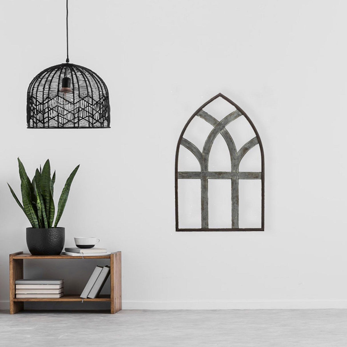 Paragon Metal Arch Gray 35 X 24 X 2 Wall Hanging