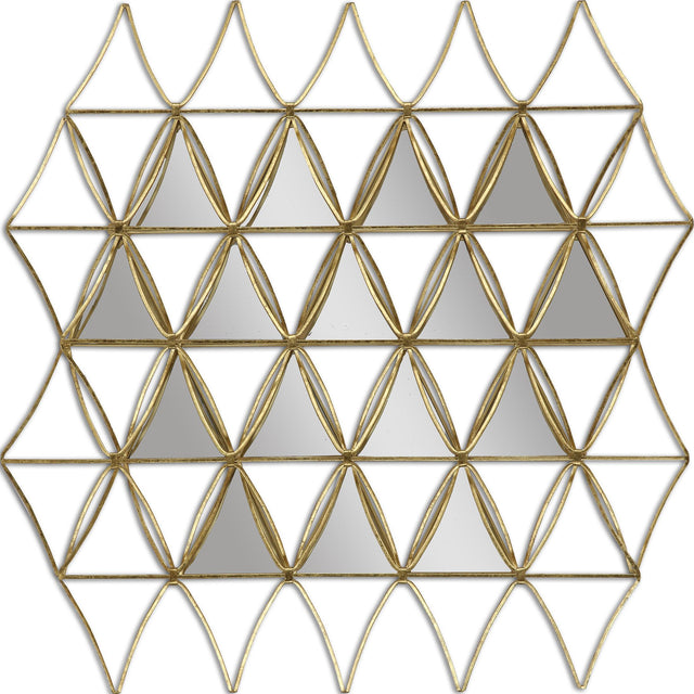 Paragon At Every Angle Mirror Metallic 36 X 35 X 3 Wall Mirror