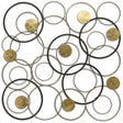 Paragon Opposites Attract Metallic 36 X 36 X 1 Wall Hanging